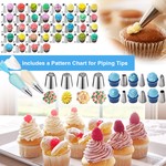 Topika - Cake Decorating Baking Set, 236Pcs Baking Equipment And Tools Set