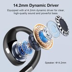 Topika - Adjustable Ear-hook Bluetooth headphones, Open Ear Bluetooth 5.4