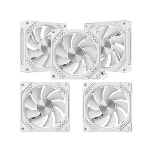 Topika - Cooling Fans For PC 120mm ARGB Reverse Blade CPU Cooler Fans 5pcs