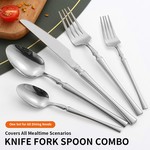 Topika 30 Piece Stainless Steel Cutlery Flatware Sets Knife Fork Spoon Sets