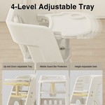 Topika Adjustable High Chair Baby Feeding Chair / Study Chair with Wheels