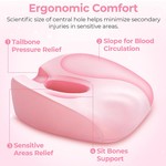 Topika Ergonomic Donut Seat Cushion For Tailbone And Post-Surgery Relief