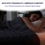 Topika Cooling Weighted Blanket for Adults, 6.8kg Heavy Blanket 152 x 203cm