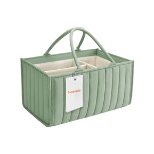 Topika Baby Diaper Caddy Bag Organizer, Portable Nursery Storage Basket