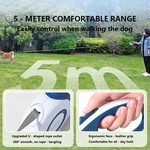 Topika Retractable Dog Leash, 3m/5m, with Garbage Bag & Anti-Slip Grip