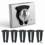 Topika 6-Piece Oven Knob Protectors, Stove Safety Lock for Baby & Pet