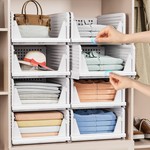 Topika Closet Organisers & Storage Foldable Basket With Slide-Out Design