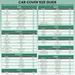 Topika 10-Layer Waterproof Car Cover, Car Rain Cover, Sunproof Dust Cover