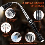 Topika - Magnetic Flashlight Telescoping Magnetic Pickup Tool, Gift For Men