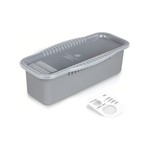 TopikaHome - Microwave Pasta Cooker with Strainer Lid and Cooking Guide