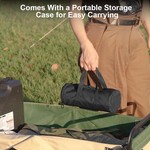 Topika Butane Gas Stove with foldable stand, 1400W Protable Camping stove