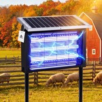 Topika - Solar Mosquito Lamp Outdoor Bug Zapper Fly Catcher Light