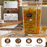 Topika -24/14/7-Airtight Food Storage Container Set with Lids for Kitchen