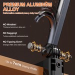 Topika Long Arm Tablet Stand With Dual Phone Holders,Flexible Bedside Mount