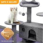 Topika Cat Tree Tower, Cat Scratching Post & Tower Play House