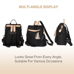Topika Oxford Anti-theft Backpack Purse for Women,Lightweight Shoulder Bags