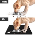 Topika Diatom Mud Pet Feeding Mat, Absorbent Pet Placemat