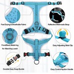 Topika No-Pull Dog Harness for Big Dog, Reflective, Breathable Mesh