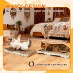 Topika Cat Scratching Board 2pcs, Curved Corrugated Scratch Pad
