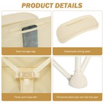 Topika Big Foldable Baby Booster Seat, Portable Chair with Storage Bag