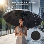 Topika Automatic Umbrella Large Foldable Windproof & UV-Resistant