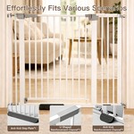Topika Baby Gate for Stairs with Door, Auto Close Safety Gate