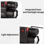 Topika - Tactical Red Laser Sight & 200LM LED Flashlight Picatinny Mount
