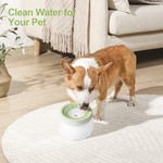 Topika Pet Floating Water Bowl Anti Spill, Pet Slow Water Bowl