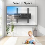 Topika - Full Motion TV Wall Mount for 32-85" TVs, Heavy-Duty Bracket