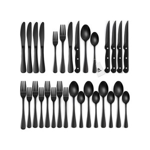 Topika Kitchen Cutlery Set 30pcs Knives and Fork Set with Steak Knife