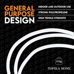 Topika - Clothes Rope 60/90m, PVC-Coated Steel Wash Line, Weatherproof
