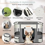 Topika Foldable Dog/Cat Tent Playpen Portable Pet Indoor/Outdoor Cage