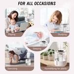 Topika Humidifier Diffuser 6.8L Dual Nozzle Quiet with Night Light for Home