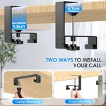 Topika 90CM Underdesk Cable Management Tray, Under Table Tray & Clamp Mount