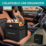 TopikaAuto - 100L Car Trunk Storage Organiser, Foldable Car Boot Organiser