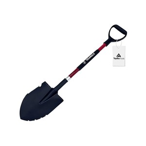 Topika Alloy Steel D-Handle Shovel - Heavy-Duty Garden, Camping & Car Spade