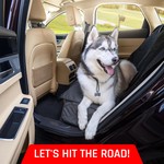 Topika Dog Car Seat Cover Waterproof Back Seat Protector