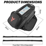 Motocentric Motorcycle Waterproof Tank Bag - Magnetic Anti-Slip Tank Bag