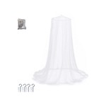 TopikaKids - Hanging Mosquito Net for Bed, Hooks&Nails, Large Bed Canopy