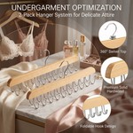 Topika - Hangers For The Bras, Bra Saver Wooden Organiser With 20 Hooks