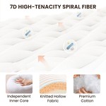 Topika Maternity Pillow for Pregnancy Sleep, Full Body G-Shaped Support