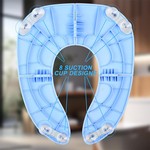 Topika Foldable Travel Potty Seat for Toddlers, Round & Oval Toilets
