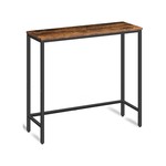 Topika Narrow Console Table 75×24×75cm, Compact Entryway & Side Table