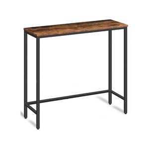 Topika Narrow Console Table 75×24×75cm, Compact Entryway & Side Table
