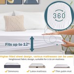 Topika Waterproof Mattress Protector, Breathable, All Sizes - Plain