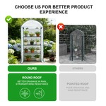 Topika Plant Greenhouse Mini Greenhouse 4 Tier For Outdoors, 70X50X160CM