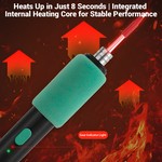 Topika Cordless Soldering Iron Kit, USB Rechargeable 3 temp Settings