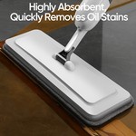 Topika - Spray Mop for Cleaning, Microfiber Flat Mop + 3 Piece Cloth Pads