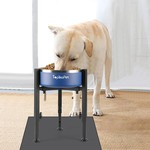 Topika Adjustable Dog Bowls w/ Stand, Metal Elevated Holder Feeder for Dog