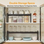Topika -Vertical Adjustable Expandable Counter Top Shelving Shelf Organiser
